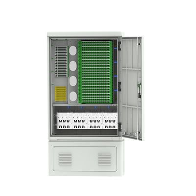 회색 FDC 288A ip65 FTTH SMC 야외 섬유 배포 캐비닛 10 년 보증