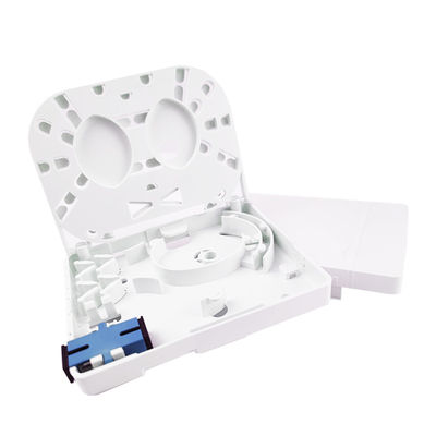 FTTH 네트워크 특징 사용 된 2 코어 UPC 플라스틱 광섬유 얼굴판 소켓 패널 실내