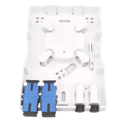 2 코어 UPC 플라스틱 광섬유 얼굴판 소켓 패널 벽에 설치