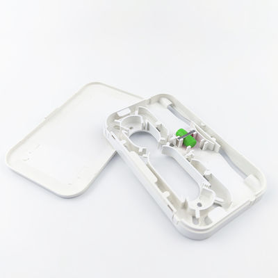 실내 FTTH 네트워크용 흰색/ 회색 FC APC 플라스틱 광섬유 전면판 소켓 패널