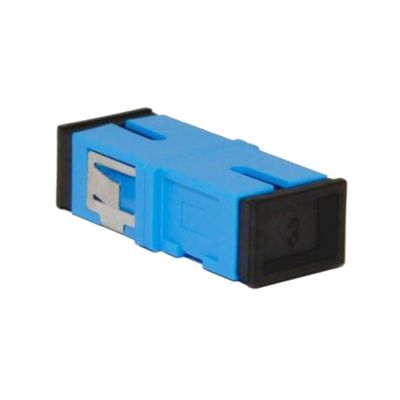 APC UPC PC PBT 재료 1 포트/2 포트와 함께 귀가없는 먼지 방지 쿼드 SC 광섬유 어댑터