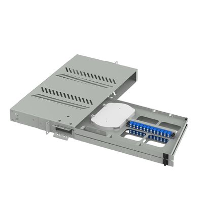 24 포트 LC UPC 스윙 타입 광섬유 패치 패널