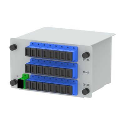 FTTX 광섬유 PLC 스플리터 삽입형 1x2 1x4 1x8 1x16 1x32 1x64 SC/UPC 5