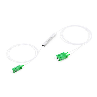 1310nm 1550nm 파장 PLC 네트워크 FTTX 사용자 정의 길이를 위한 광섬유 분할기