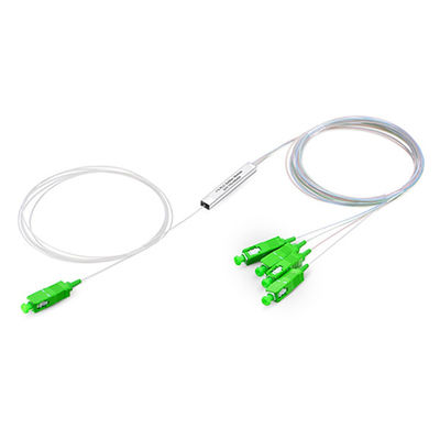1310nm 1550nm 파장 PLC 네트워크 FTTX 사용자 정의 길이를 위한 광섬유 분할기