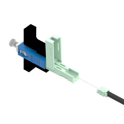 심플렉스 SC 광섬유 빠른 커넥터 UPC 드롭 케이블 FTTH 필드 어셈블리를 위해 닦은