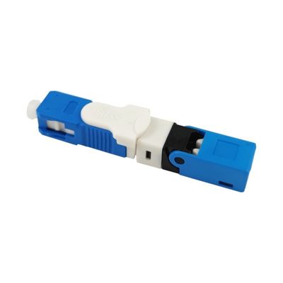 MAX≤0.5dB 삽입 손실 SC UPC SM FTTH 및 네트워크용 단순 광섬유 빠른 커넥터
