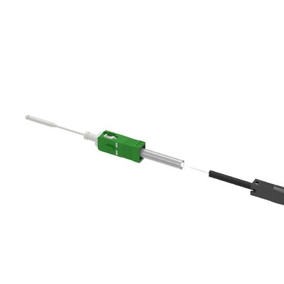 네트워크 FTTH 심플렉스 SC 광섬유 빠른 커넥터 10 번 재사용 및 UPC 닦은