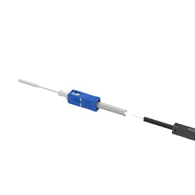 네트워크 FTTH 심플렉스 SC 광섬유 빠른 커넥터 10 번 재사용 및 UPC 닦은