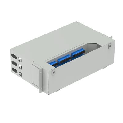 스윙 패치 패널과 함께 FTTX 19 인치 광학 배포 프레임 SC UPC 타입 ODN 네트워크