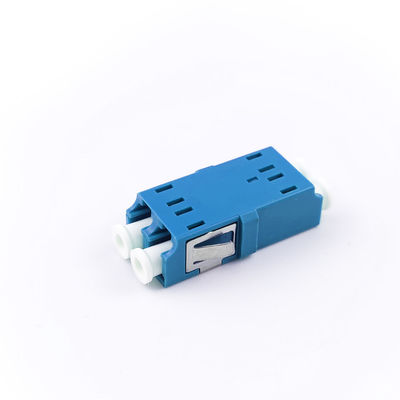 FTTH 듀플렉스 LC UPC 광섬유 어댑터 2 포트 커플러 PBT Earless 디자인 네트워크