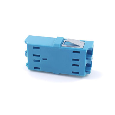 FTTH 듀플렉스 LC UPC 광섬유 어댑터 2 포트 커플러 PBT Earless 디자인 네트워크