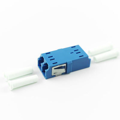 FTTH 듀플렉스 LC UPC 광섬유 어댑터 2 포트 커플러 PBT Earless 디자인 네트워크