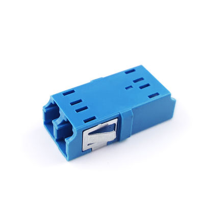 FTTH 듀플렉스 LC UPC 광섬유 어댑터 2 포트 커플러 PBT Earless 디자인 네트워크