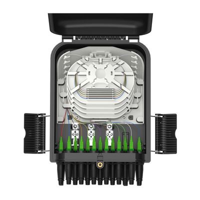 외관 FTTH 광섬유 스플리터 박스 48 스플라이싱 용량 및 3 개의 주요 케이블 포트