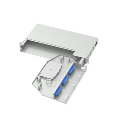 24 코어 광섬유 장비 19 인치 스윙 패치 패널 FTTX ODN용 LC UPC 유형