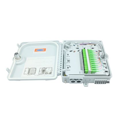 광섬유 유통 상자 접근 FTTH 야외 12 코어 종료 IP68 통신 전력