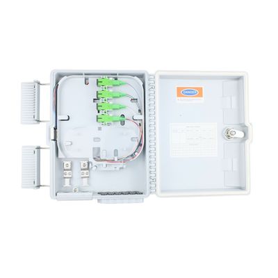 12 코어 광섬유 배포 상자 야외 FTTH 네트워크 SC 커넥터 포함