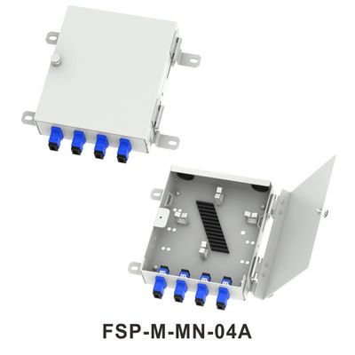 FTTX 네트워크 ODN 금속 미니 광섬유 FTTH 터미널 박스 8 LC 및 SC 커넥터와 코어 배포