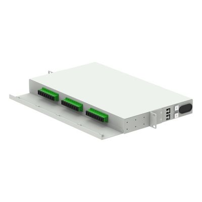 FTTH 96 코어 용량 패치 패널 19 인치 광학 배포 프레임