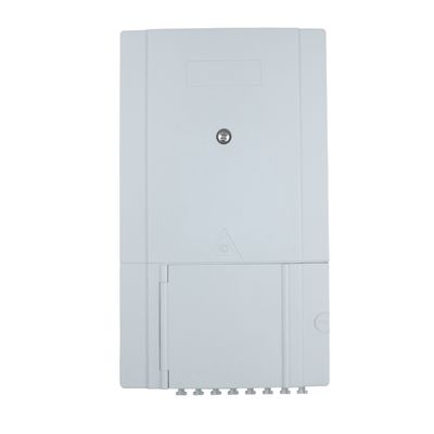 PC ABS 재료 사용 된 네트워크 ODN FTTH IP65 야외 8 코어 광섬유 종료 상자