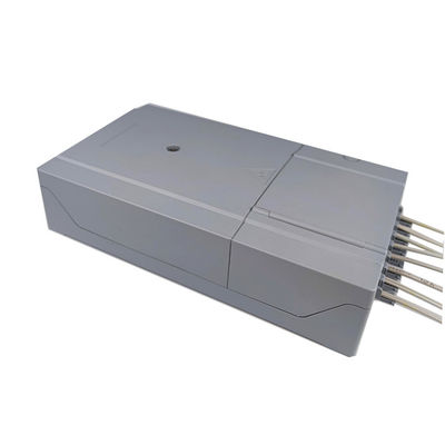 PC ABS 재료 사용 된 네트워크 ODN FTTH IP65 야외 8 코어 광섬유 종료 상자