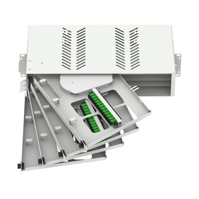 19 인치 광섬유 패치 패널 서브 ODF SC LC 커넥터와 냉 laminated 강철