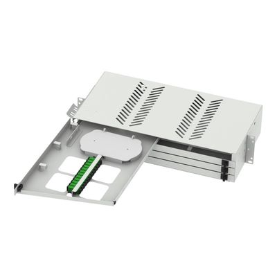 19 인치 광섬유 패치 패널 서브 ODF SC LC 커넥터와 냉 laminated 강철
