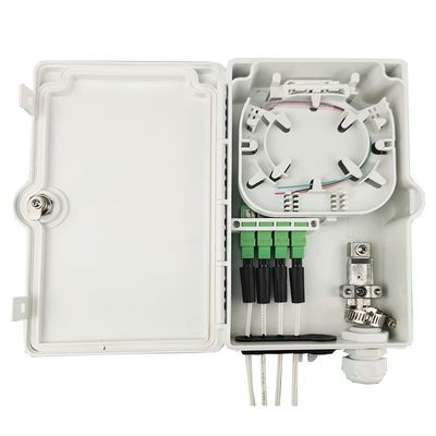 FTTH IP65 외관 4 코어 광섬유 종료 상자