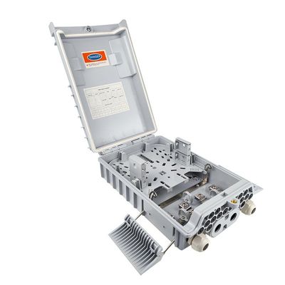 PC ABS 물질 16 코어 FTTH 접근 벽 기둥 장착
