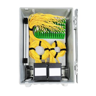 회색 96 코어 야외 FTTH SC 광섬유 터미널 박스 네트워크 광섬유 유통 상자