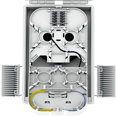 -Made FTTH IP68 8 코어 SC 커넥터 274x175x86와 광섬유 유통 상자