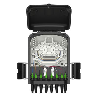 8-포트 광섬유 유통 상자 네트워크 FTTX IP65 야외에 설치 가능한 벽/극