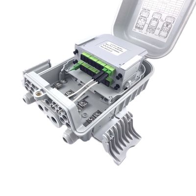 16 포트 FTTH 광섬유 터미널 박스 IP65 벽 기둥 장착 FTTx를위한 야외 상자