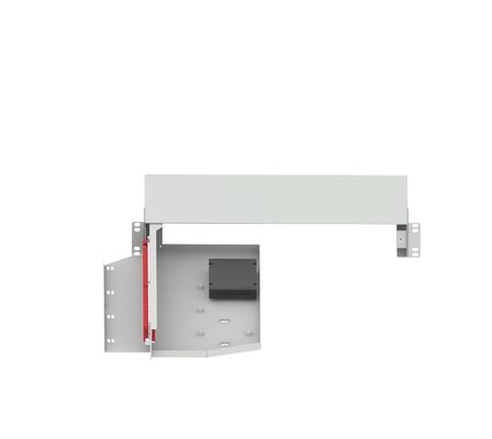 19인치 FC UPC 스윙 광섬유 패치 패널 네트워크 광섬유 스플리터용 서브 ODF