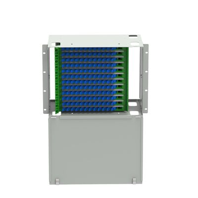 최고 E2K 타입 144 포트 네트워크 FTTH 실내 데이터센터용 섬유 패치 패널 5