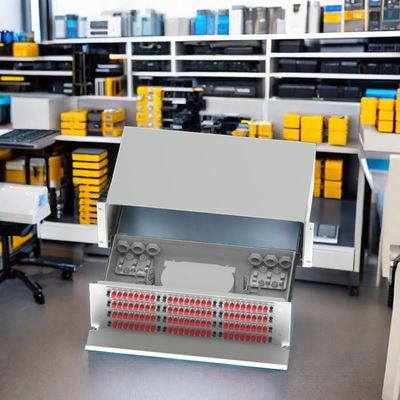 FC 타입 96 포트 광섬유 배포 패치 패널 FTTX 데이터 센터 네트워크