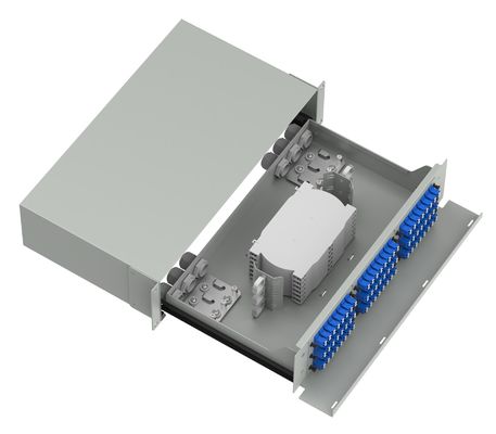 용량 광섬유 장비 144 개의 포트를 가진 서브 광학 배포 프레임