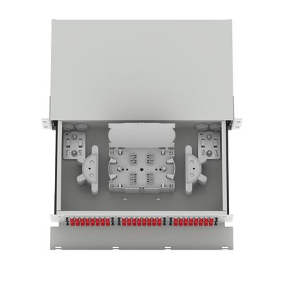 데이터 센터 광섬유 배포 패치 패널 48 포트 장비 5 기간
