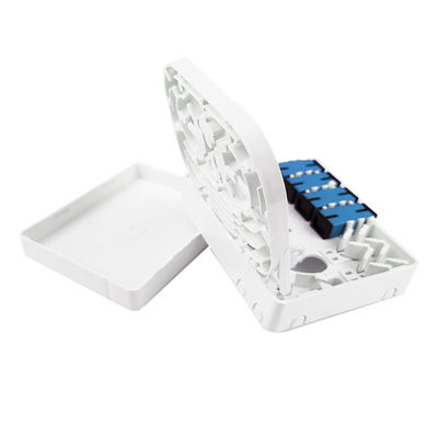 FTTH 네트워크 실내 4 코어 SC UPC 플라스틱 광섬유 얼굴판 소켓 패널 회색