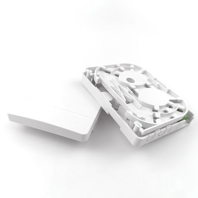 FTTH 네트워크 실내 벽에 장착 된 FC APC 플라스틱 광섬유 전면판 소켓 패널 2 코어