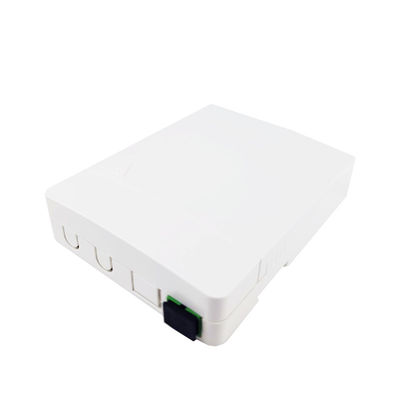 2 코어 SC APC FTTH 네트워크의 실내용 플라스틱 광섬유 전면판 소켓 패널