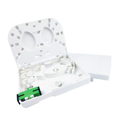 2 코어 SC APC FTTH 네트워크의 실내용 플라스틱 광섬유 전면판 소켓 패널