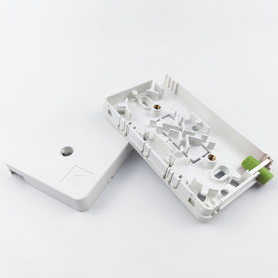 벽에 장착된 2 코어 FC APC 플라스틱 광섬유 장판 소켓 패널 실내용