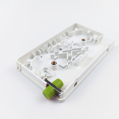 벽에 장착된 2 코어 FC APC 플라스틱 광섬유 장판 소켓 패널 실내용