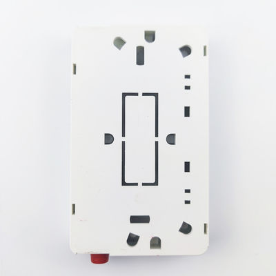 2 코어 FTTH 네트워크용 UPC 플라스틱 광섬유 전면판 소켓 패널 흰색 / 회색