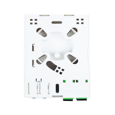 2 코어 SC APC FTTH 네트워크의 실내용 플라스틱 광섬유 전면판 소켓 패널