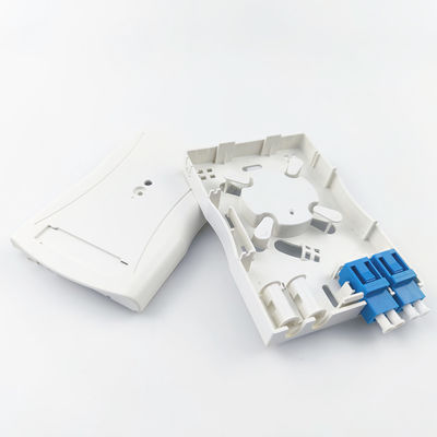 2 코어 광섬유 소켓 패널 실내 FTTH 네트워크 애플리케이션을 위해 벽에 장착