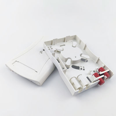 회색 FC/UPC 플라스틱 광섬유 얼굴판 소켓 패널 2 코어 실내 FTTH 네트워크