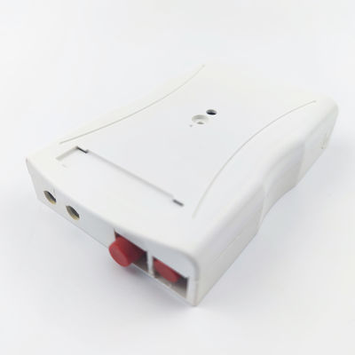 회색 FC/UPC 플라스틱 광섬유 얼굴판 소켓 패널 2 코어 실내 FTTH 네트워크